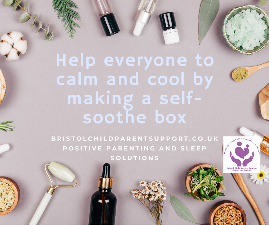 Create a self-soothe box to enable calm down