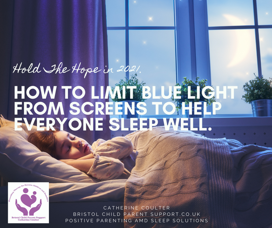How to limit exposure to “Blue light” and Improve Family  Sleep.
