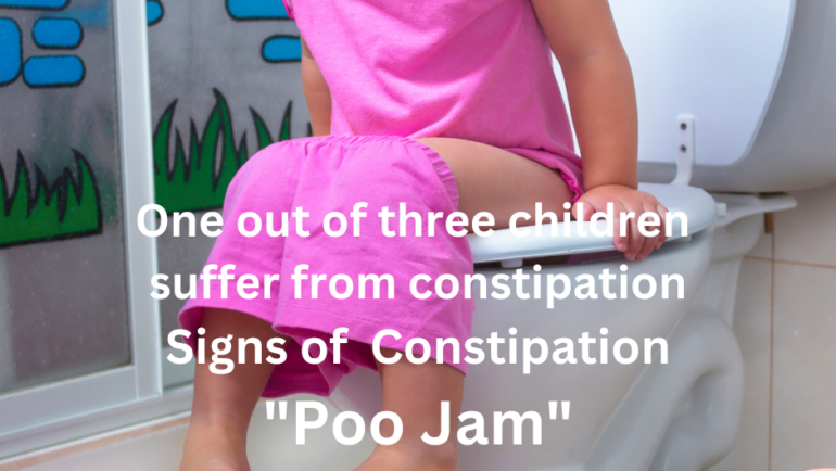 Constipation “Poo Jam” signs and help